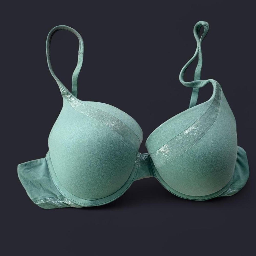 VS Lightly Padded Mint Green push up bra